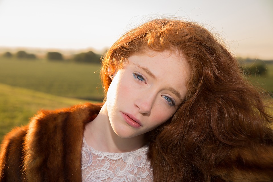 Ginger red hair