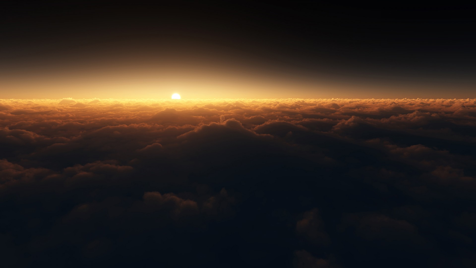 The sun is down
